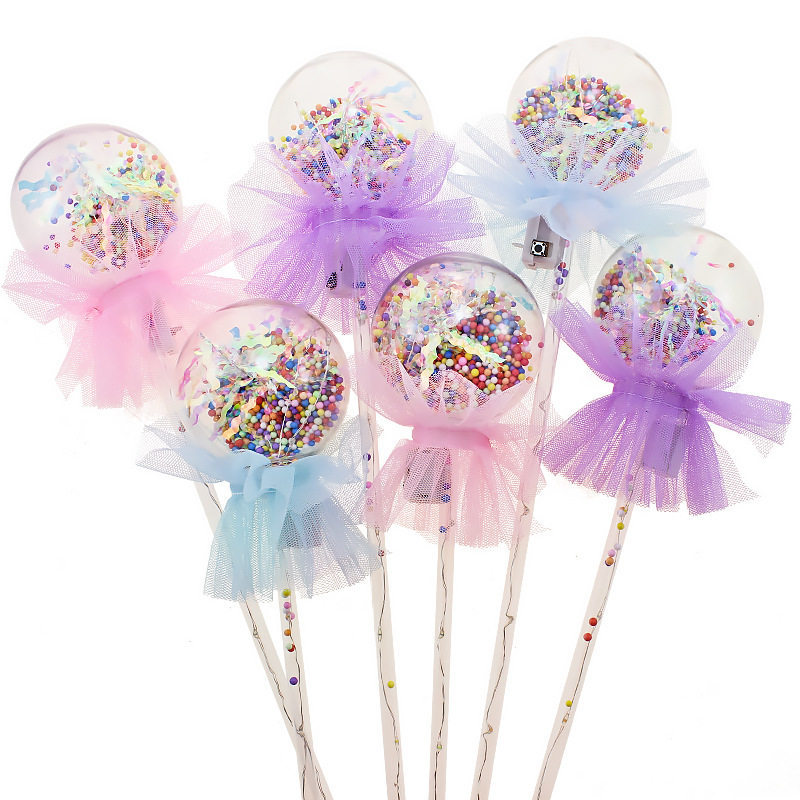 New floor Shine Bobbleball magic Wand Flash Holding Bobbleball Fairy Stick Night Market Children&#039;s Toys