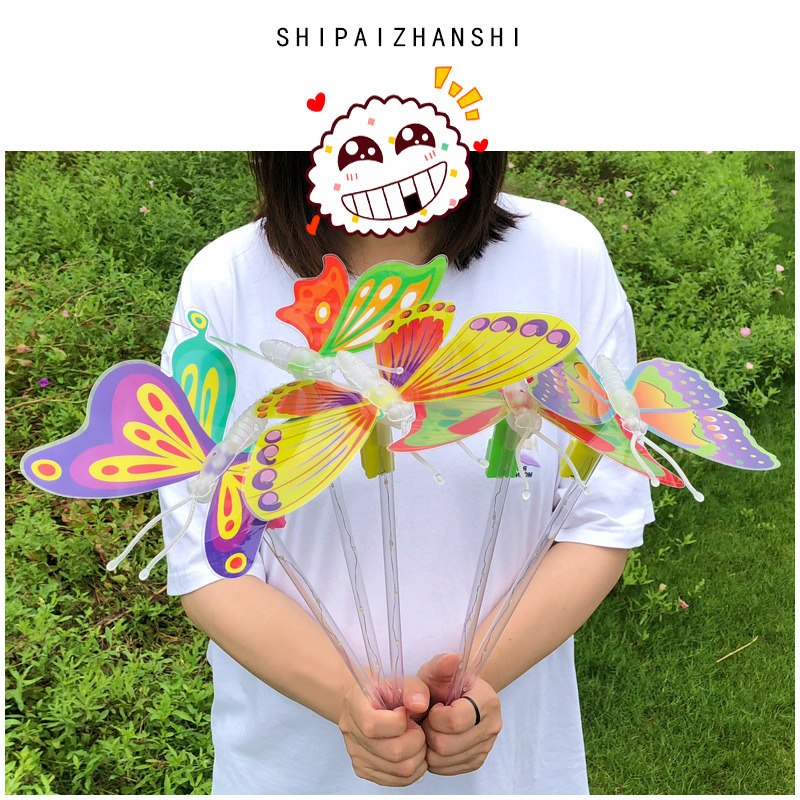 Flash Butterfly Fairy Wand Children Shine Butterfly Wand Stall Toys Bo ball ground push star ball Wand Flash Butterfly Fairy Wand Children Shine Butterfly Wand Stall Toys Bo ball ground push star ball Wand