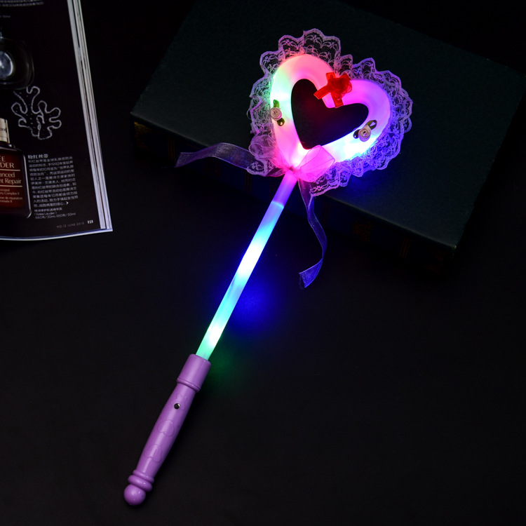 Factory Direct Sales Luminous Magic Wand Flash Fairy Wand Ball Performance Peach Heart Princess Stick Stall Luminous Toys Factory Direct Sales Luminous Magic Wand Flash Fairy Wand Ball Performance Peach Heart Princess Stick Stall Luminous Toys