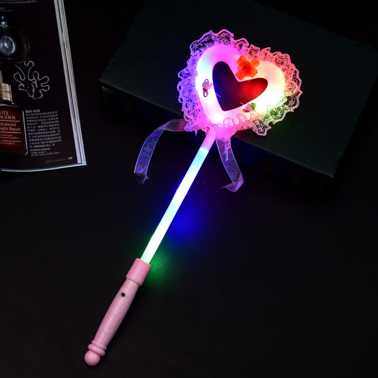 Factory Direct Sales Luminous Magic Wand Flash Fairy Wand Ball Performance Peach Heart Princess Stick Stall Luminous Toys Factory Direct Sales Luminous Magic Wand Flash Fairy Wand Ball Performance Peach Heart Princess Stick Stall Luminous Toys