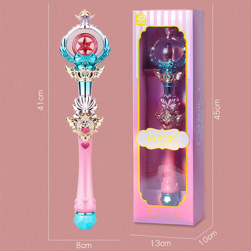 Sky Magic Stick Hand-Held Luminous Magic Wand Electric Lamplight Stick Truncheon Girls&#039; Children&#039;s Toys Fairy Wand