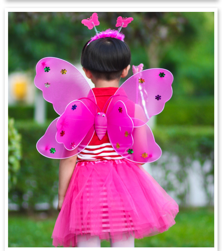 Butterfly Wings Children's Luminous FARCENT Props Princess Fairy Magic Fairy Wand Butterfly Wings Children's Luminous FARCENT Props Princess Fairy Magic Fairy Wand