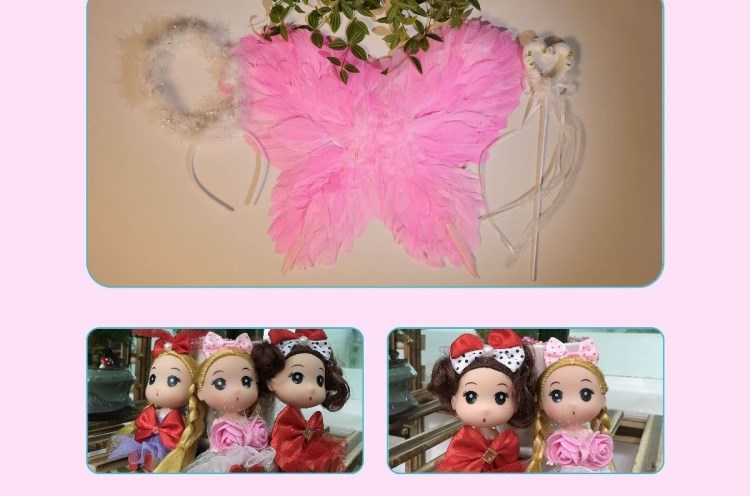 Fairy Wand . Cane Magic Wand Girl Heart Wand Children's Crown and Princess Magic Wand Creative Truncheon Magic Wand Gift