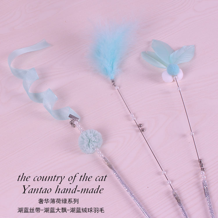 Factory Direct Sales First-Hand Supply Pet Handmade Cat Teaser Bell Fairy Wand Factory Direct Sales First-Hand Supply Pet Handmade Cat Teaser Bell Fairy Wand