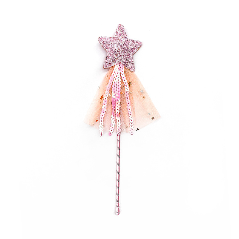 Hitherto the Children star fringed Birthday fairy cane Halloween net fairy magic Wand cat Stick prop Hitherto the Children star fringed Birthday fairy cane Halloween net fairy magic Wand cat Stick prop