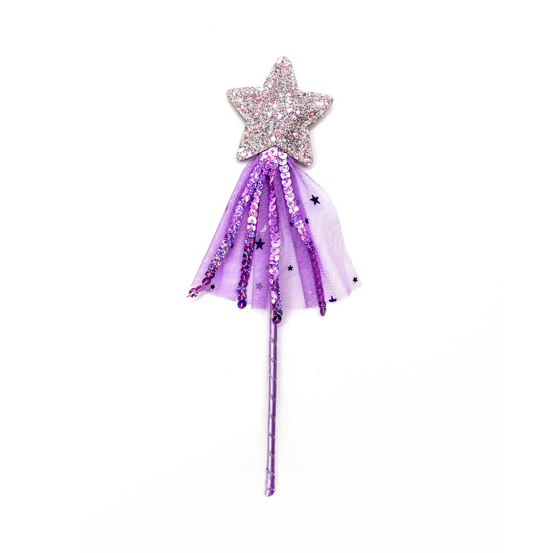 Hitherto the Children star fringed Birthday fairy cane Halloween net fairy magic Wand cat Stick prop Hitherto the Children star fringed Birthday fairy cane Halloween net fairy magic Wand cat Stick prop