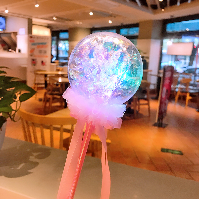 Bounce Ball Flashing Light Magic Wand Children&#039;s Birthday Party Gift Magic Stick Photo Fairy Wand