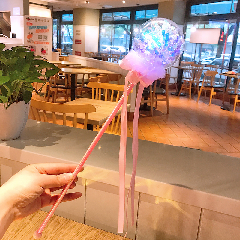 Bounce Ball Flashing Light Magic Wand Children's Birthday Party Gift Magic Stick Photo Fairy Wand Bounce Ball Flashing Light Magic Wand Children's Birthday Party Gift Magic Stick Photo Fairy Wand