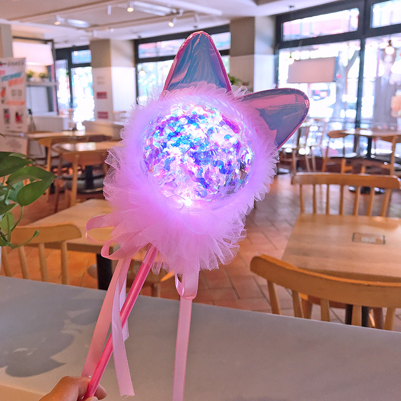 Bounce Ball Flashing Light Magic Wand Children's Birthday Party Gift Magic Stick Photo Fairy Wand Bounce Ball Flashing Light Magic Wand Children's Birthday Party Gift Magic Stick Photo Fairy Wand