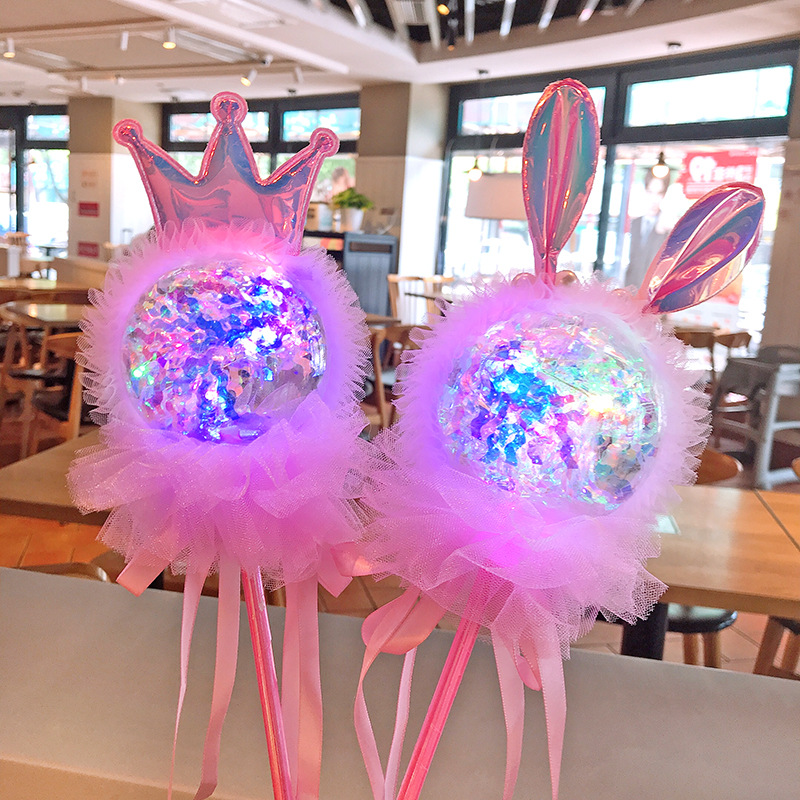 Bounce Ball Flashing Light Magic Wand Children's Birthday Party Gift Magic Stick Photo Fairy Wand Bounce Ball Flashing Light Magic Wand Children's Birthday Party Gift Magic Stick Photo Fairy Wand
