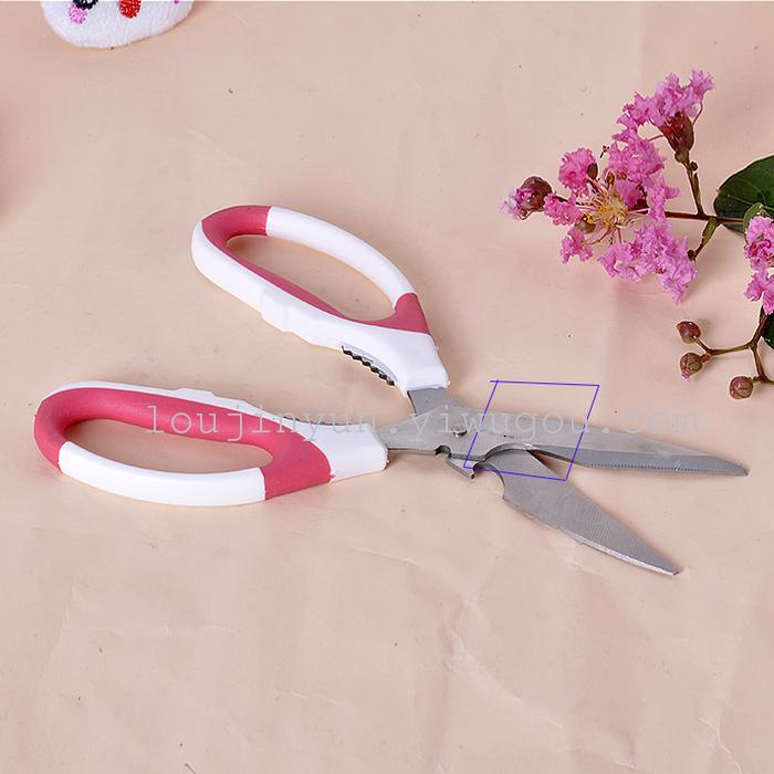 Stainless steel strong poultry shears kitchen shears multi-purpose shears family Nutcracker bottle K-024 Stainless steel strong poultry shears kitchen shears multi-purpose shears family Nutcracker bottle K-024