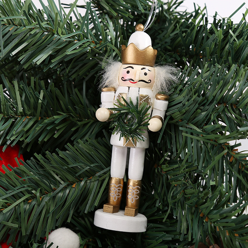 Gift Nutcracker Puppet King Soldier 12cm Set 5 Children&#039;s Room Decorations and Ornaments One Product Dropshipping