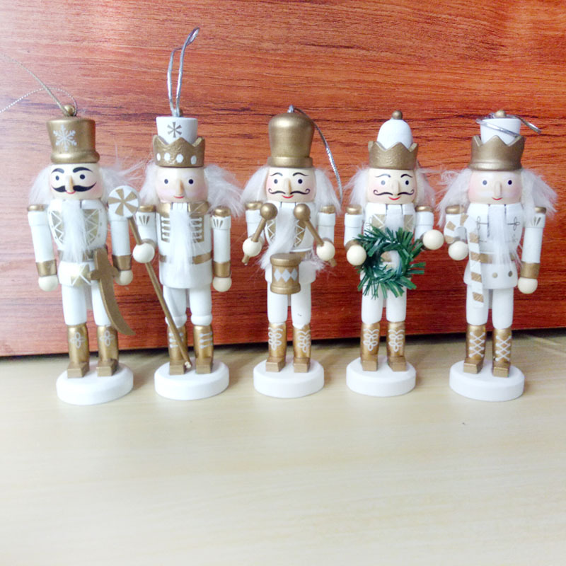 Gift Nutcracker Puppet King Soldier 12cm Set 5 Children's Room Decorations and Ornaments One Product Dropshipping Gift Nutcracker Puppet King Soldier 12cm Set 5 Children's Room Decorations and Ornaments One Product Dropshipping