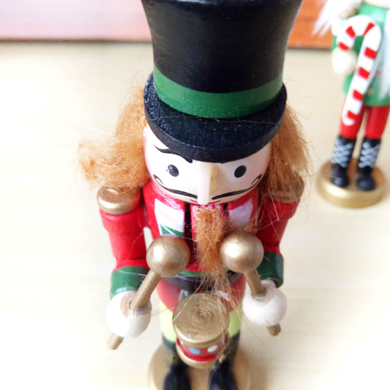 Gift Nutcracker Puppet King Soldier 12cm Set 5 Children's Room Decorations and Ornaments One Product Dropshipping Gift Nutcracker Puppet King Soldier 12cm Set 5 Children's Room Decorations and Ornaments One Product Dropshipping