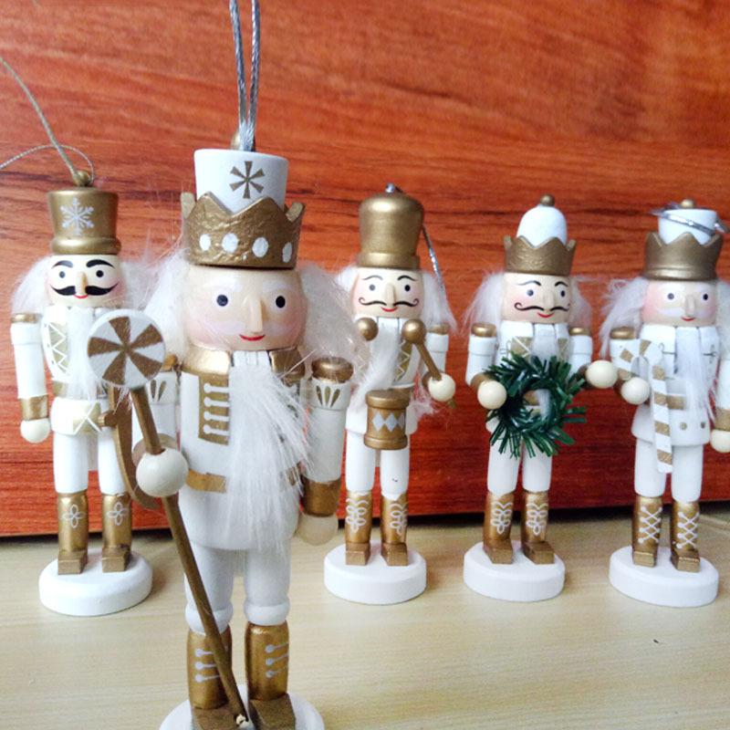 Gift Nutcracker Puppet King Soldier 12cm Set 5 Children's Room Decorations and Ornaments One Product Dropshipping Gift Nutcracker Puppet King Soldier 12cm Set 5 Children's Room Decorations and Ornaments One Product Dropshipping