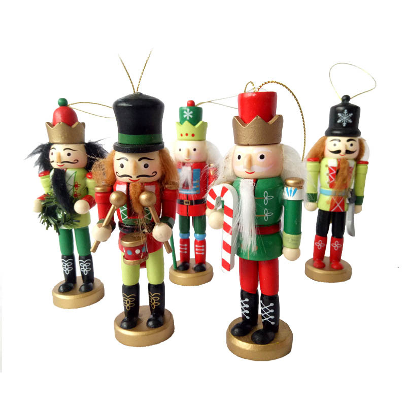 Gift Nutcracker Puppet King Soldier 12cm Set 5 Children's Room Decorations and Ornaments One Product Dropshipping Gift Nutcracker Puppet King Soldier 12cm Set 5 Children's Room Decorations and Ornaments One Product Dropshipping