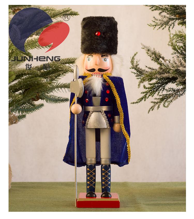 Junheng craft walnut soldiers hand-painted wooden nutcracker home decoration gift Christmas small gift Junheng craft walnut soldiers hand-painted wooden nutcracker home decoration gift Christmas small gift