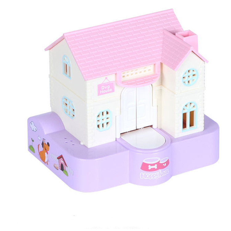Hot sale fun money dog piggy bank puppy stealing money pickling money eating money electric music piggy bank piggy bank