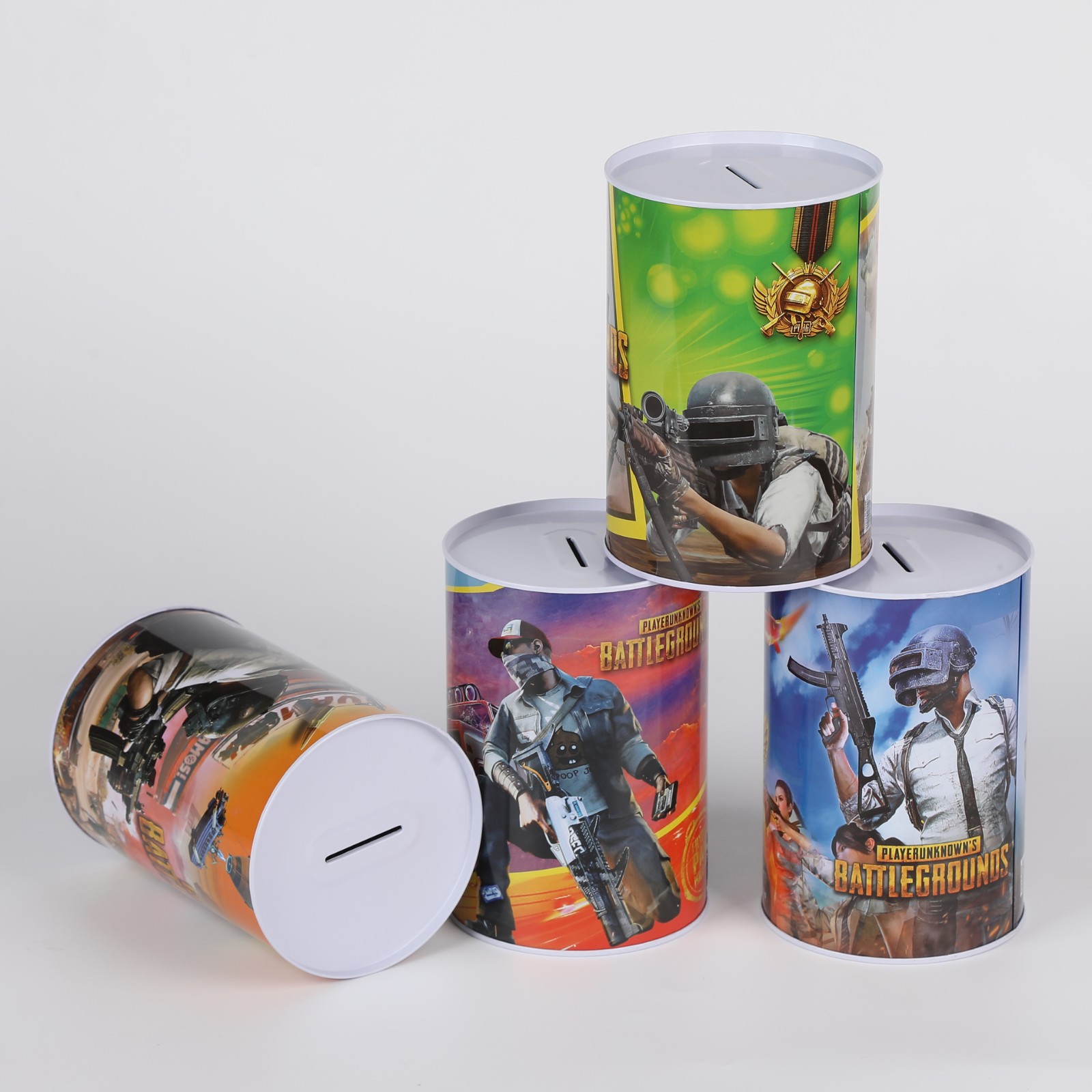 round Coin Bank Tinplate Piggy Bank Tinplate Savings Bank Manufacturer Customized round Saving Iron Can