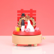 Creative Rotational Trojan Music Box Music Box Children's Toy Carousel Home Decoration Christmas Decorations
