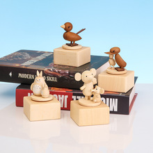 Creative Rotational Trojan Music Box Music Box Children's Toy Carousel Home Decoration Christmas Decorations