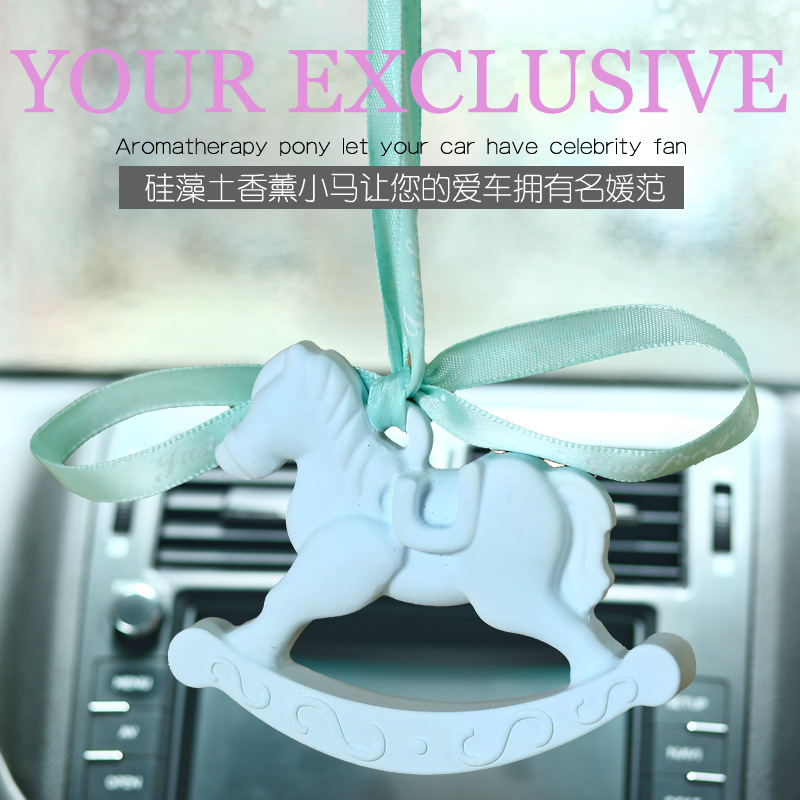 Car Fragrance Device Car Fragrance Pendant Cherry Blossom Trojan Hanging Decorations Fragrant Stone Aromatherapy