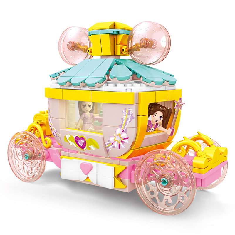 Baby SEMP 604028c Rotating Carriage with Light Magic World Girls&#039; Assembling Trojan