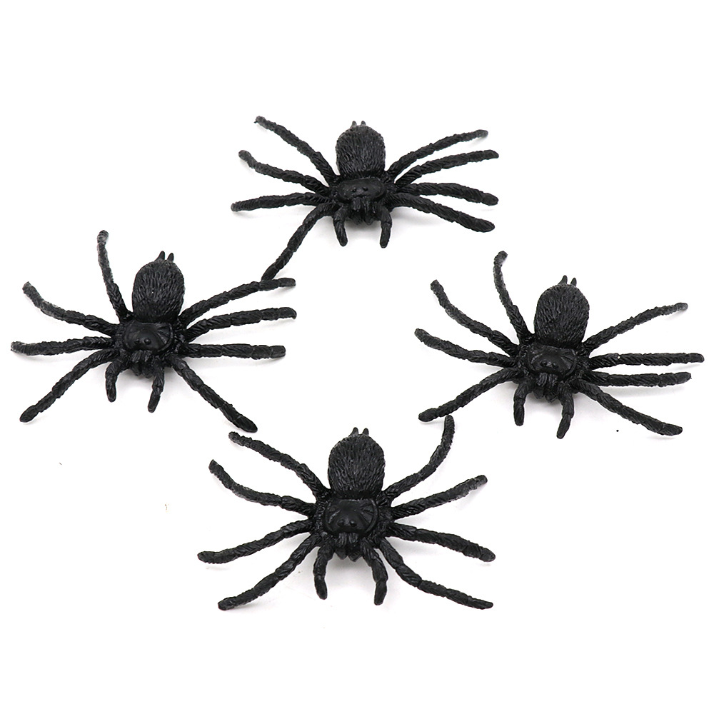 Small Spider Black Luminous Halloween Plastic Toy Mini Spider Christmas Gift Toy Small Spider Black Luminous Halloween Plastic Toy Mini Spider Christmas Gift Toy