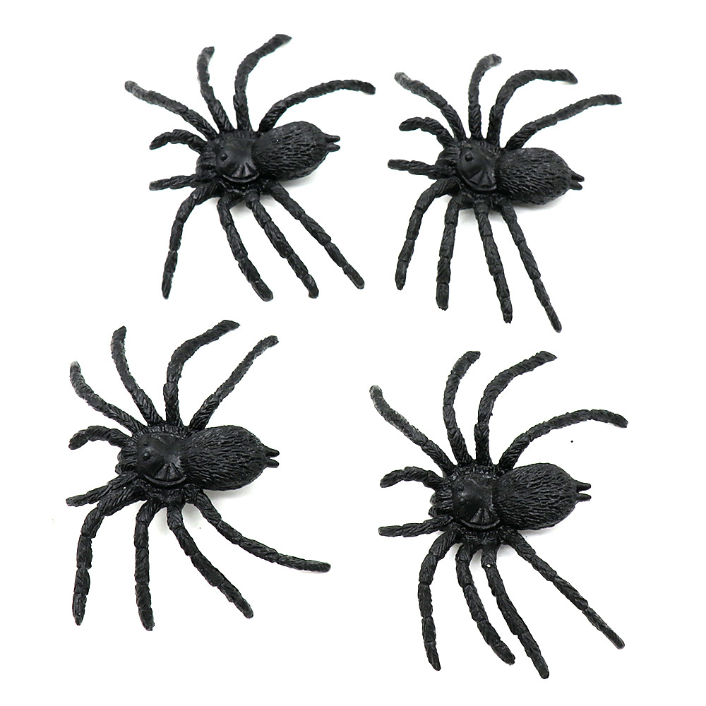 Small Spider Black Luminous Halloween Plastic Toy Mini Spider Christmas Gift Toy Small Spider Black Luminous Halloween Plastic Toy Mini Spider Christmas Gift Toy