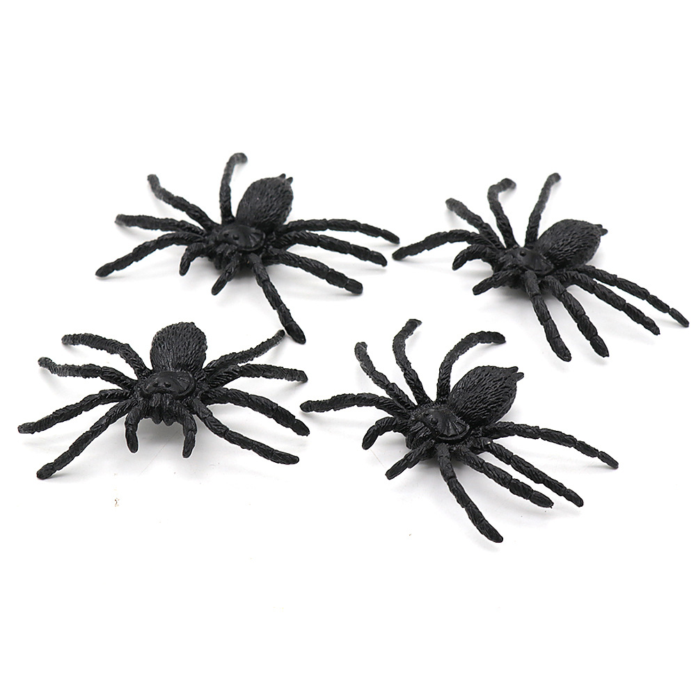 Small Spider Black Luminous Halloween Plastic Toy Mini Spider Christmas Gift Toy Small Spider Black Luminous Halloween Plastic Toy Mini Spider Christmas Gift Toy
