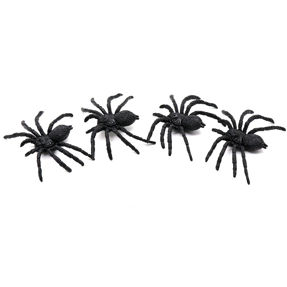 Small Spider Black Luminous Halloween Plastic Toy Mini Spider Christmas Gift Toy Small Spider Black Luminous Halloween Plastic Toy Mini Spider Christmas Gift Toy