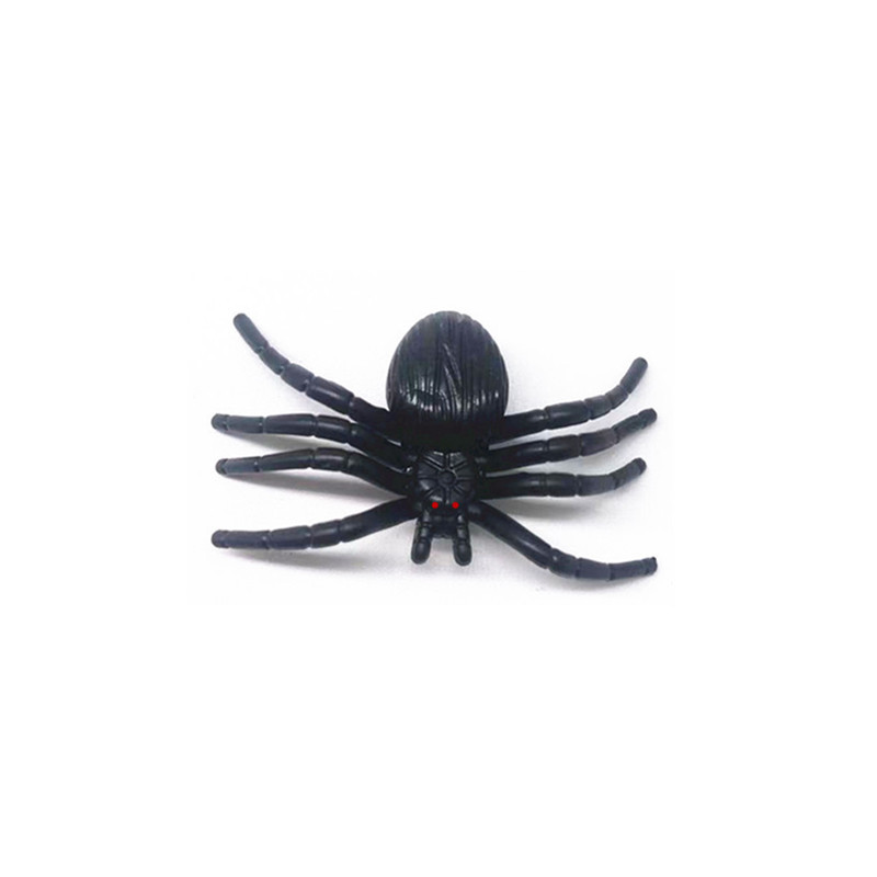 Simulation Spider April Fool's Day Halloween New Exotic Decorative Commodity Model Small Toy Black Plastic PVC Spider Simulation Spider April Fool's Day Halloween New Exotic Decorative Commodity Model Small Toy Black Plastic PVC Spider