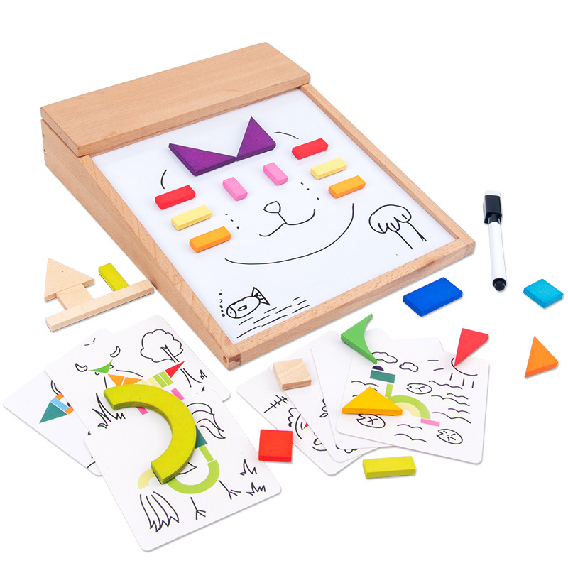 Cross-Border Creative Magnetic Joypin Puzzle Children&#039;s Early Education Educational Training Baby Magnetic Toy