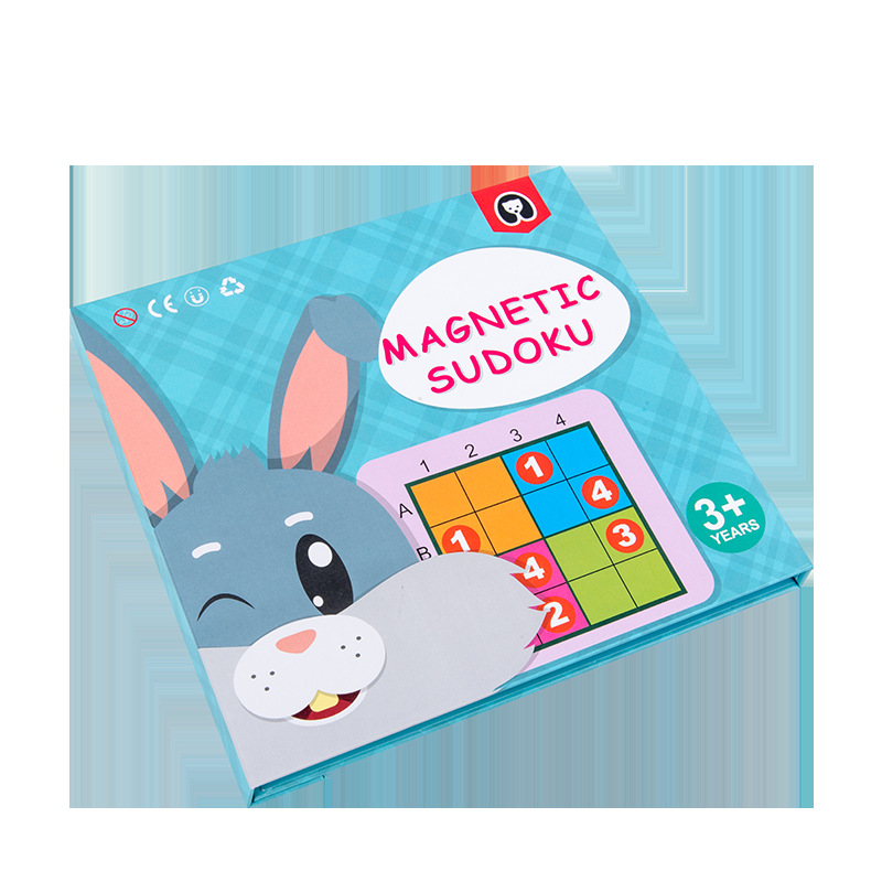 Jiugongge Sudoku Children&#039;s Magnetic Sudoku Game Primary School Students&#039; Thinking Training Magnetic Toy