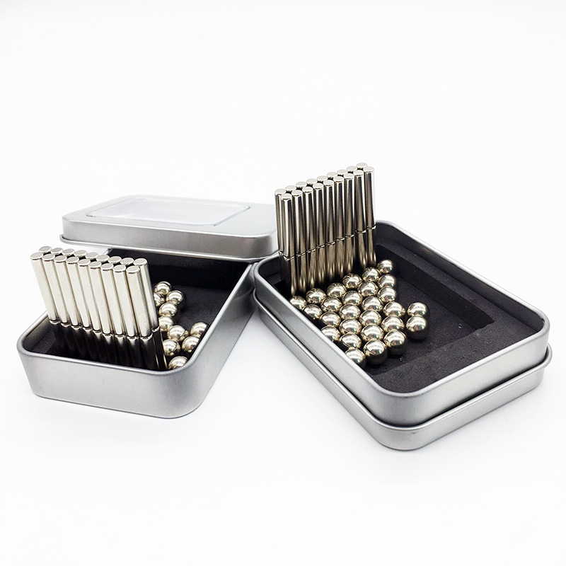 Buck Ball Silver Color Color Magnetic Rod Set 36 Sticks 27 Ductile Iron Boxed Assembling Building Blocks Fancy Toy Buck Ball Silver Color Color Magnetic Rod Set 36 Sticks 27 Ductile Iron Boxed Assembling Building Blocks Fancy Toy