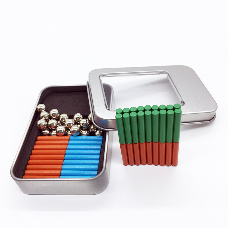 Buck Ball Silver Color Color Magnetic Rod Set 36 Sticks 27 Ductile Iron Boxed Assembling Building Blocks Fancy Toy Buck Ball Silver Color Color Magnetic Rod Set 36 Sticks 27 Ductile Iron Boxed Assembling Building Blocks Fancy Toy