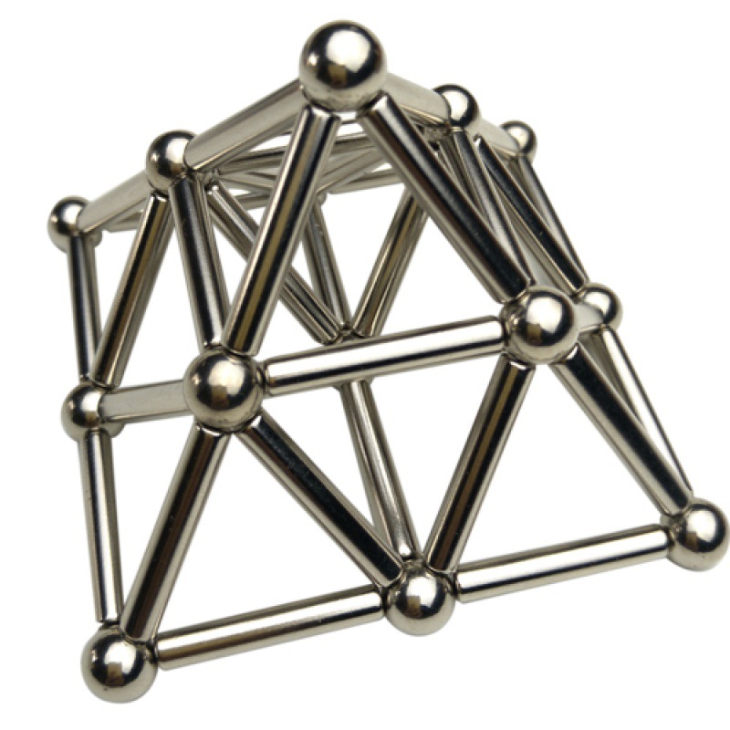 Buck Ball Silver Color Color Magnetic Rod Set 36 Sticks 27 Ductile Iron Boxed Assembling Building Blocks Fancy Toy Buck Ball Silver Color Color Magnetic Rod Set 36 Sticks 27 Ductile Iron Boxed Assembling Building Blocks Fancy Toy