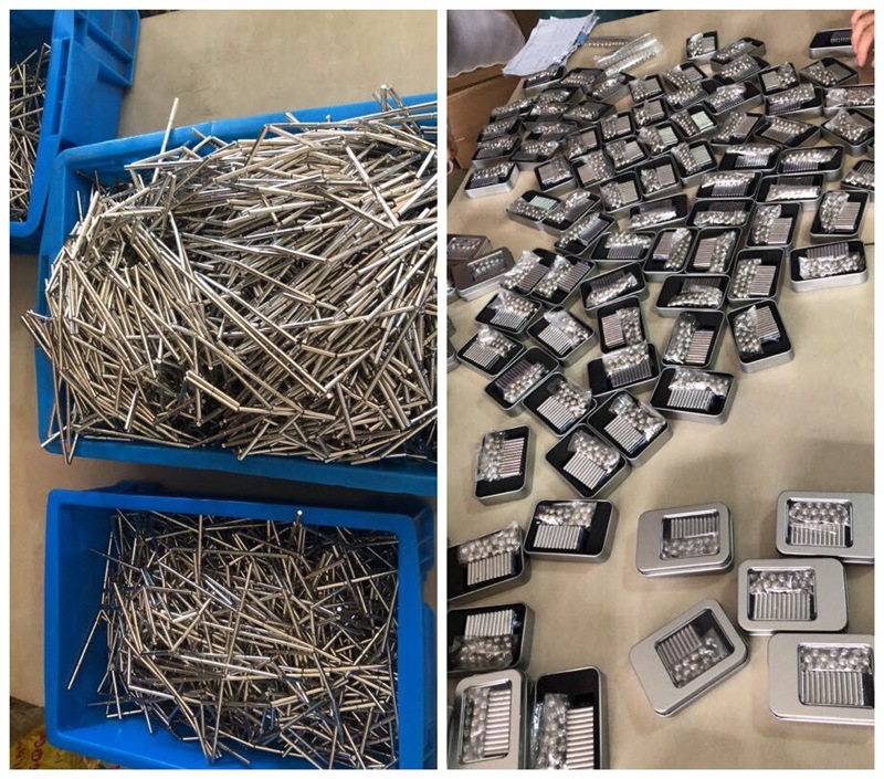 Buck Ball Silver Color Color Magnetic Rod Set 36 Sticks 27 Ductile Iron Boxed Assembling Building Blocks Fancy Toy Buck Ball Silver Color Color Magnetic Rod Set 36 Sticks 27 Ductile Iron Boxed Assembling Building Blocks Fancy Toy