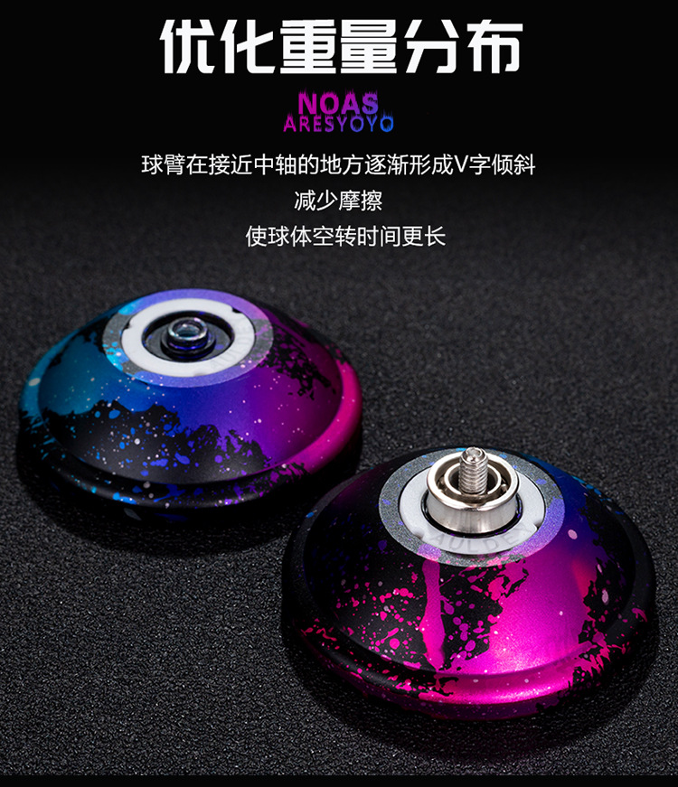 YOYO Ball Aresyoyo A01 Yo-Yo Competitive Alloy Metal Yo-Yo Ball Yo-Yo Children's Anime Toys YOYO Ball Aresyoyo A01 Yo-Yo Competitive Alloy Metal Yo-Yo Ball Yo-Yo Children's Anime Toys