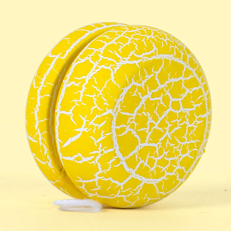 Wooden Children&#039;s Yo-Yo Yoyo Yo-Yo Ball Colorful Cool Crack Boys and Girls YOYO Ball