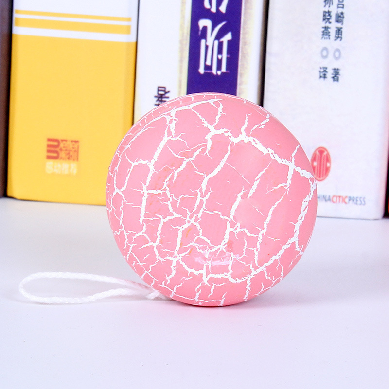 Wooden Children&#039;s Yo-Yo Yoyo Yo-Yo Ball Colorful Cool Crack Boys and Girls YOYO Ball