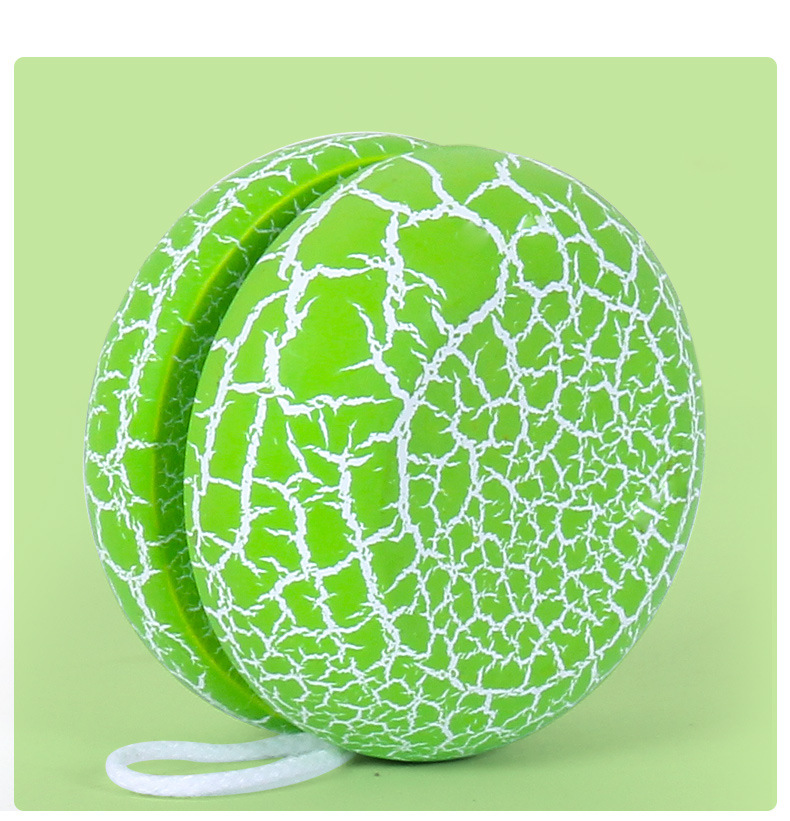 Wooden Children's Yo-Yo Yoyo Yo-Yo Ball Colorful Cool Crack Boys and Girls YOYO Ball