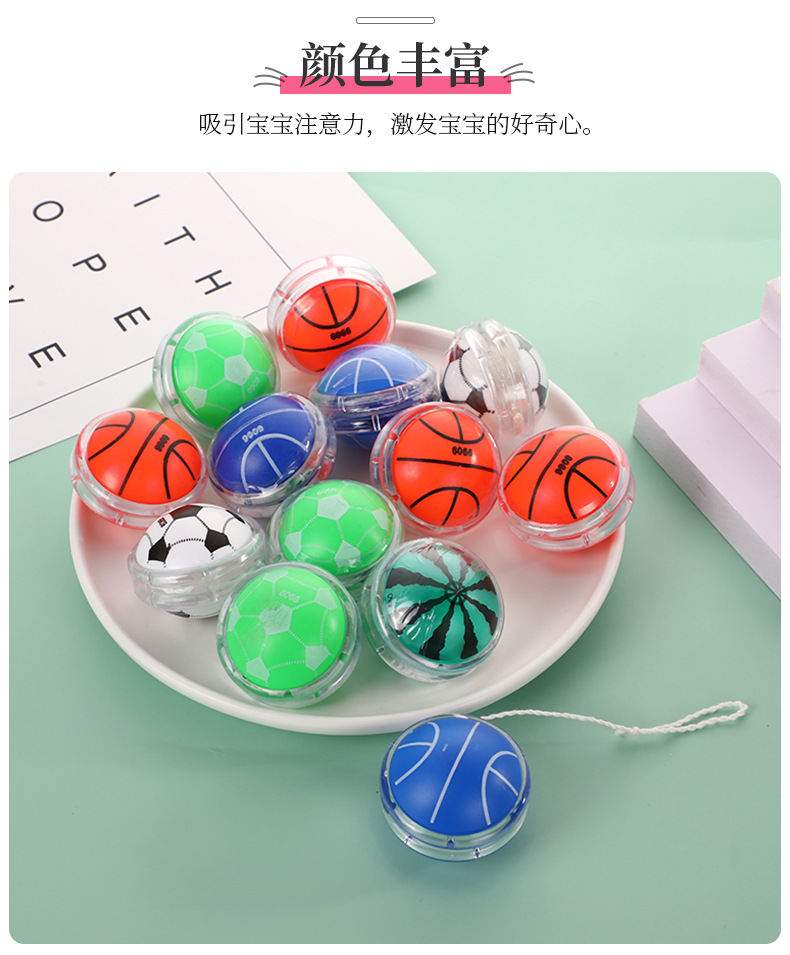 Factory Toy Yo-Yo Wholesale 4.8cm Plastic No. 45 Mixed Creative YOYO Ball Factory Toy Yo-Yo Wholesale 4.8cm Plastic No. 45 Mixed Creative YOYO Ball