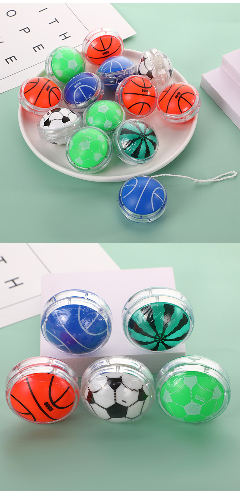 Factory Toy Yo-Yo Wholesale 4.8cm Plastic No. 45 Mixed Creative YOYO Ball Factory Toy Yo-Yo Wholesale 4.8cm Plastic No. 45 Mixed Creative YOYO Ball