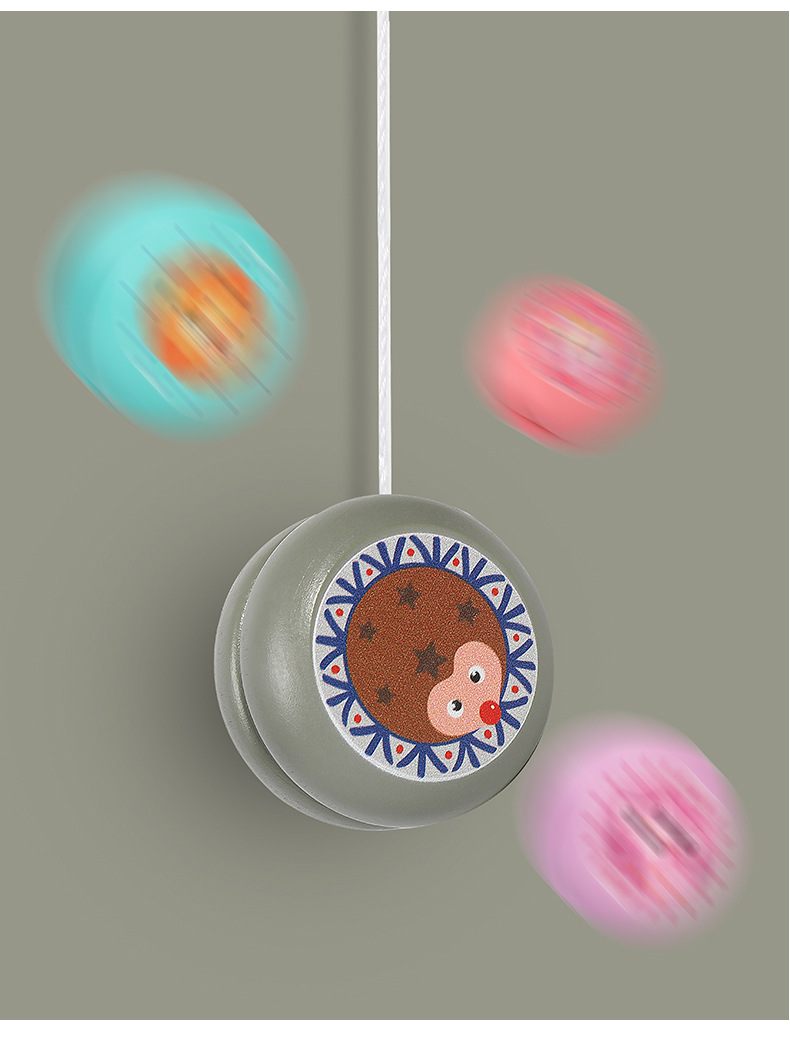 YOYO Ball Cute Wood Yo-Yo Children's Cartoon Animal Cyclotron Yo-Yo Ball Kindergarten Educational Classic Nostalgic Toy YOYO Ball Cute Wood Yo-Yo Children's Cartoon Animal Cyclotron Yo-Yo Ball Kindergarten Educational Classic Nostalgic Toy