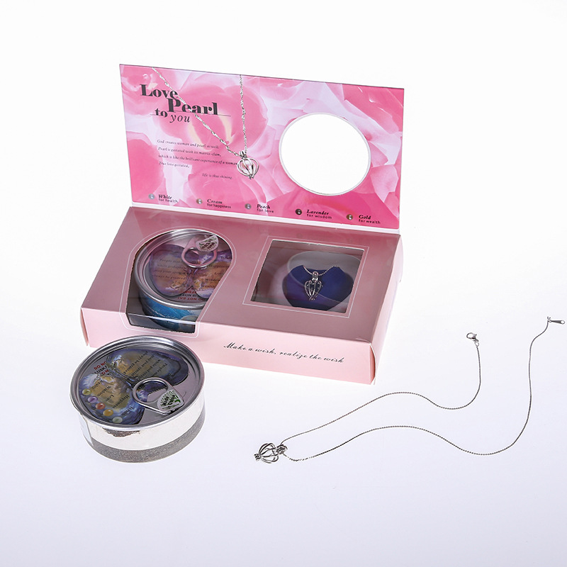 DIY Creative Necklace Ornament Gift Box Set Love Pearl Love Pearl Souvenir Birthday Holiday Gift DIY Creative Necklace Ornament Gift Box Set Love Pearl Love Pearl Souvenir Birthday Holiday Gift