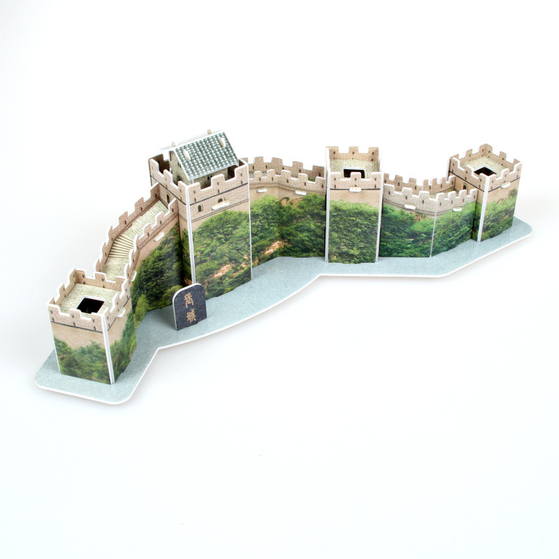 Tourist Souvenir World Attractions Architectual Icon Model Three-Dimensional Early Education 3D Puzzle Children&#039;s Toy Paper Cross-Border
