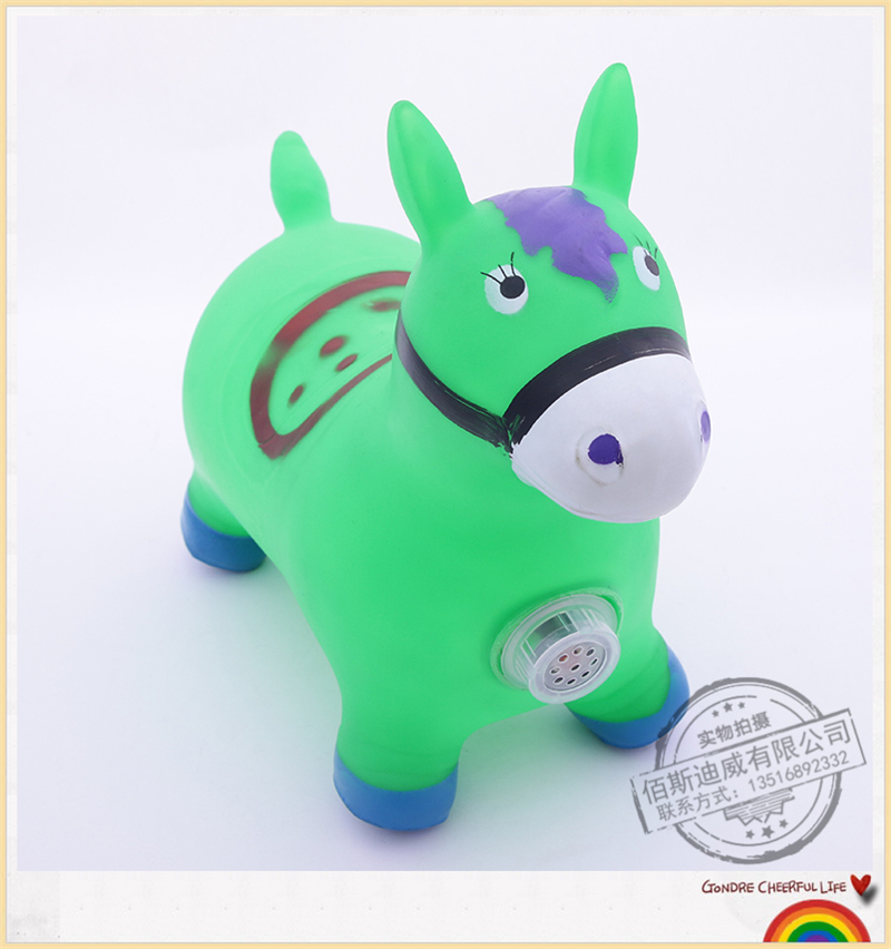 Inflatable horse toy the children 's jumping horse enlarged and thickened jumping deer environmental baby riding toy Inflatable horse toy the children 's jumping horse enlarged and thickened jumping deer environmental baby riding toy