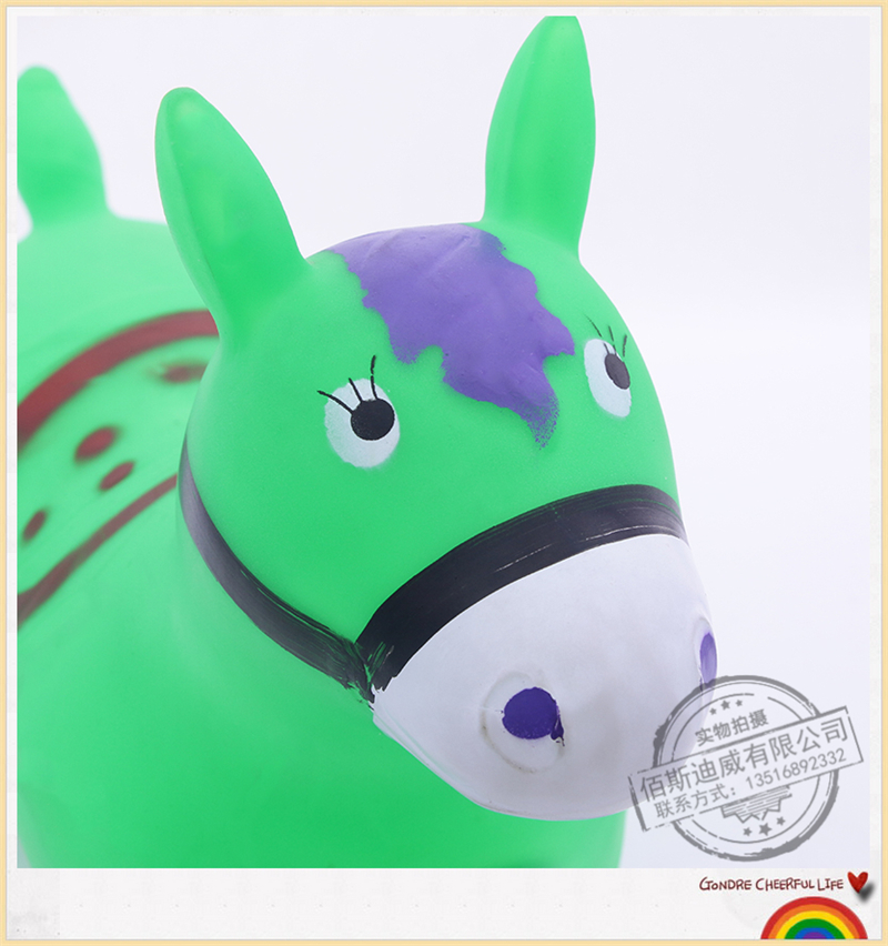 Inflatable horse toy the children 's jumping horse enlarged and thickened jumping deer environmental baby riding toy Inflatable horse toy the children 's jumping horse enlarged and thickened jumping deer environmental baby riding toy
