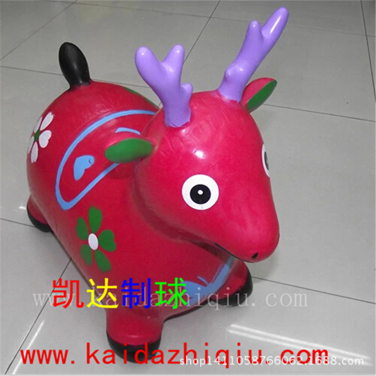 Wholesale inflatable horse music painting jump horse cartoon inflatable toys inflatable animals such as horses, cattle and deer
